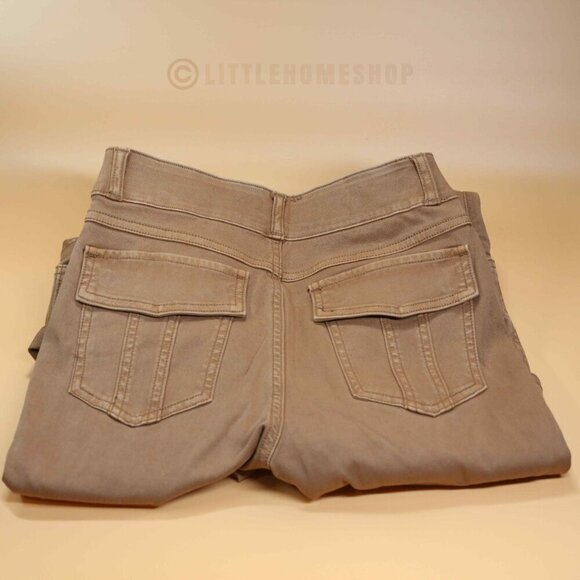NWT!  Spanx Stretch Twill Ankle Cargo Pants in Honey Glow size XS/S - Picture 7 of 7